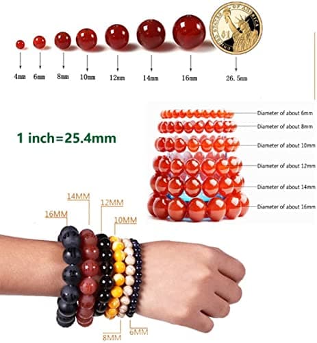 HAAMIIQII 60pcs 6mm 7 Chakra Natural Stone Beads Polished Round Loose Gemstone Beads for Jewelry Making Strand 15 Inch — view 6