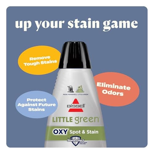 BISSELL Little Green Mini Portable Carpet and Upholstery Deep Cleaner, Car/Auto Detailer, with HydroRinse Self-Cleaning Tool and 4" Tough Stain Tool, Tea Green, 4075 — view 5