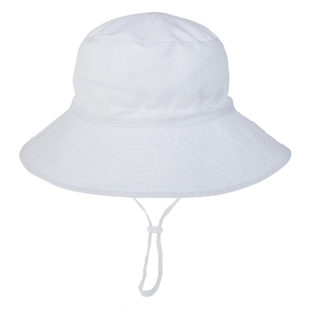 DRESHOW Baby Sun Hat Toddler Sun Protection Animal Cap Unisex Summer Bucket Hat with Chin Strap UPF 50+ — view 2