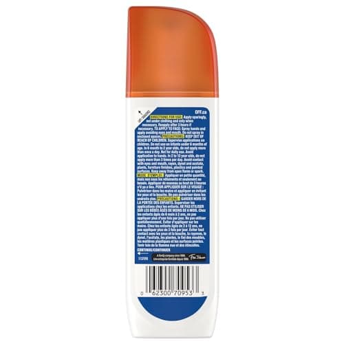 OFF! FamilyCare Insect and Mosquito Repellent, Bug Spray with 7% Deet, Ideal Camping, Hiking, and Hunting Essentials, Bug Repellent Safe for Clothing, Summer Scent, 175mL (Packaging May Vary)
