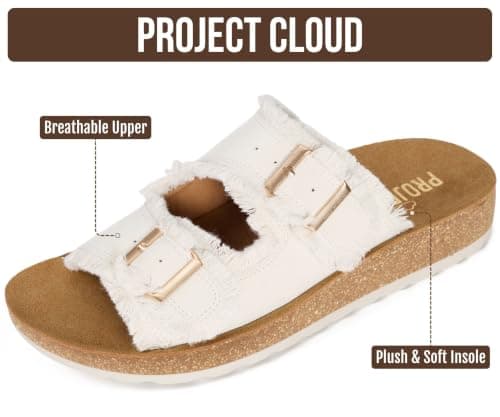 Project Cloud Comfortable Womens Sandals Platform Sandals for Women