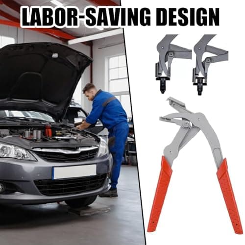 Car Clip Pliers & Trim Removal Tool, Spring-Loaded Fastener Rivet Remover for Auto Door Panels, Interior & Exterior Trim, Mechanic, Damage-Free Disassembly — view 3