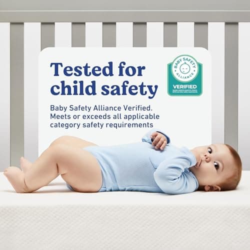 Graco Premium Crib & Toddler Mattress – GREENGUARD Gold Certified, Machine Washable Oeko-TEX Standard 100 Certified Cover with Waterproof Surface, Fits Any Standard Full Size Baby Crib & Toddler Bed — view 4