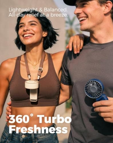 Diveblues Portable Handheld Fan D6036 Cream — view 5