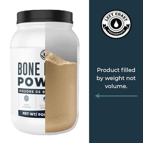 Beef Bone Broth Powder - 21g Protein & 16g Collagen - Grass-Fed Bone Broth Protein Powder - Unflavoured, Single Ingredient & No Additives - Keto, Paleo, Dairy-Free & Non-GMO - 907g (41 Servings) — view 8