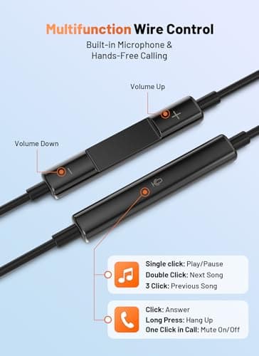 USB C Headphones for iPhone 17/16/15,Wired Earbuds USB C for Galaxy S26 25 — view 3