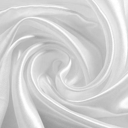 MDS Satin Fabric 10 Yards, 44" Wide, Silky Smooth Charmeuse Sateen Cloth for Wedding Arch Drapery Panel Backdrop Party Event Banquet Home Decoration Curtain Crafts DIY Sewing Costume - White — view 8