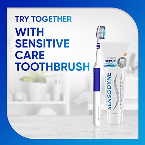 Sensodyne Repair and Protect Whitening Toothpaste, Toothpaste for Sensitive Teeth and Cavity Prevention, 3.4 oz (Pack of 2) — view 11