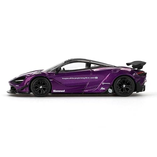 Diecast Model Car Compatible with Mini GT 1:64 McLaren 720S LB-Works Purple Limited Edition MGT00841 — view 2