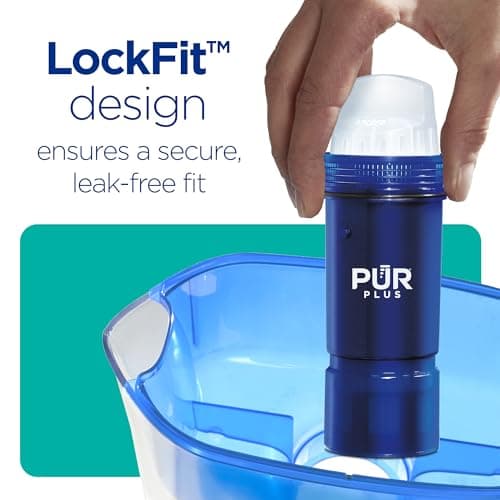 PUR Plus Water Filter Replacement for Pitchers & Dispensers, 6-Month Supply, 3 Count, Blue (PPF951K3) — view 7