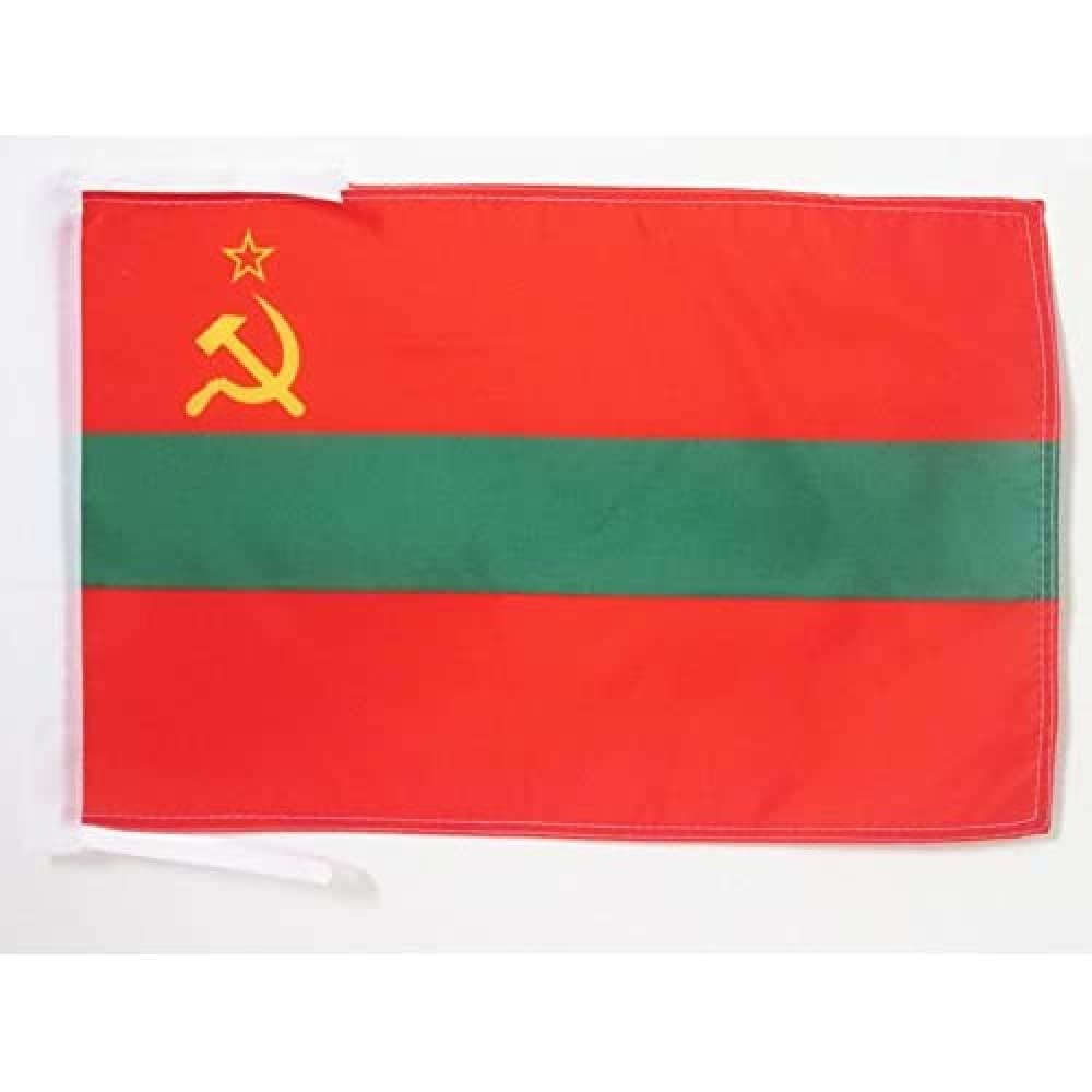 AZ FLAG Bandera de ESPAÑA SIN Armas 45x30cm - BANDERINA ESPAÑOLA SIN Escudo 30 x 45 cm cordeles — view 307