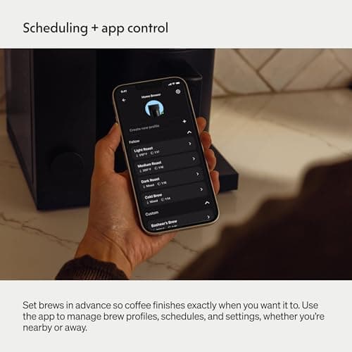 Fellow Aiden Precision Coffee Maker – Automatic Drip Coffee Maker, Single Serve to 10-Cup Capacity, Precise Temperature Control, Thermal Carafe, Cold Brew Preset, Scheduling, Companion App — view 7