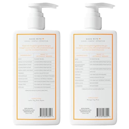 Native Shampoo and Conditioner Contain Naturally Derived Ingredients| All Hair Type Color & Treated, Fine to Dry Damaged, Sulfate & Dye Free - Almond & Shea Butter, 16.5 fl oz each (2 pack) — view 11