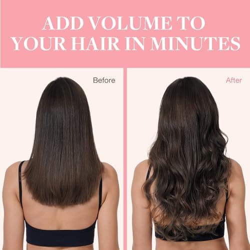 GOO GOO Clip in Hair Extensions Human Hair, 22inch 120g 7Pcs, #2 Dark Brown, Hair extensions for women, Human Hair Extensions Clip in — view 5