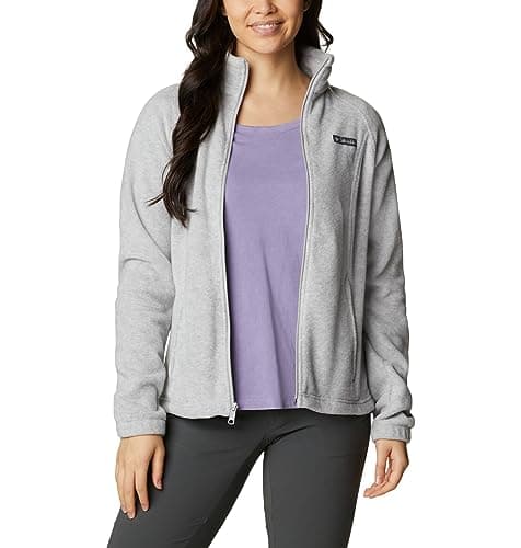Columbia Womens Benton Springs Full Zip Fleece Jacket, Cirrus Grey Heather, Medium — view 6