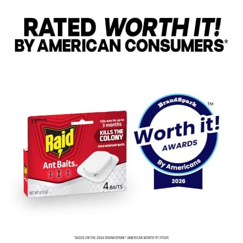 Raid Ant Killer Baits, for Household Use, Kills the Colony, Kills Ants for 3 Months, Child Resistant, 4 Count — view 7