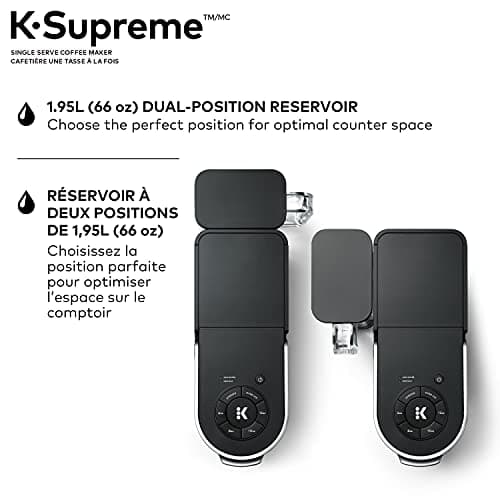 Keurig K-Supreme Single Serve K-Cup Pod Coffee Maker, With MultiStream Technology, Black — view 4