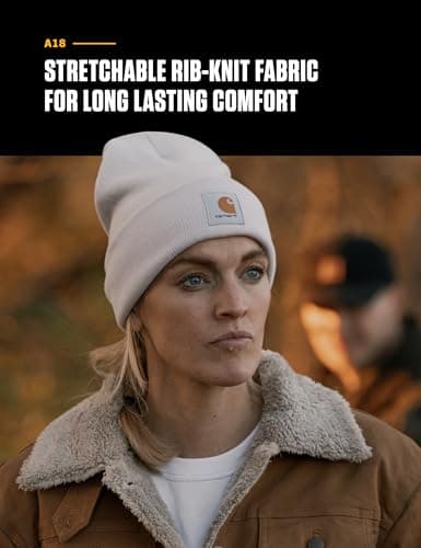 Carhartt Men's Acrylic Watch Hat A18, Brown, One Size — view 3