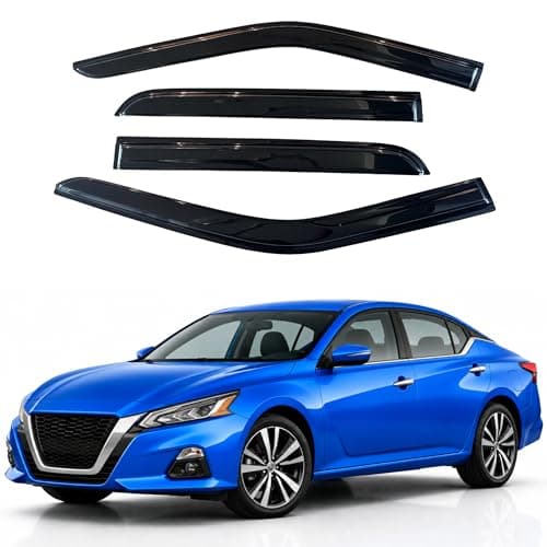 IG Window Visors Fit for 2019-2026 Nissan Altima, Out-Channel Rain Guards Vent Wind Deflectors 4PC, Car Accessories for 19-26 Altima