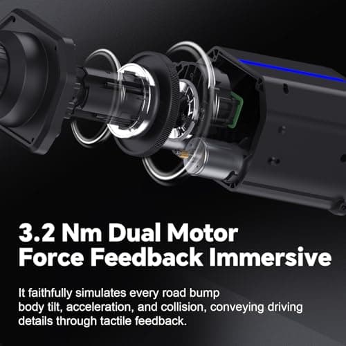PXN V99 Force Feedback Racing Wheel, with Pedals and Shifter — view 2