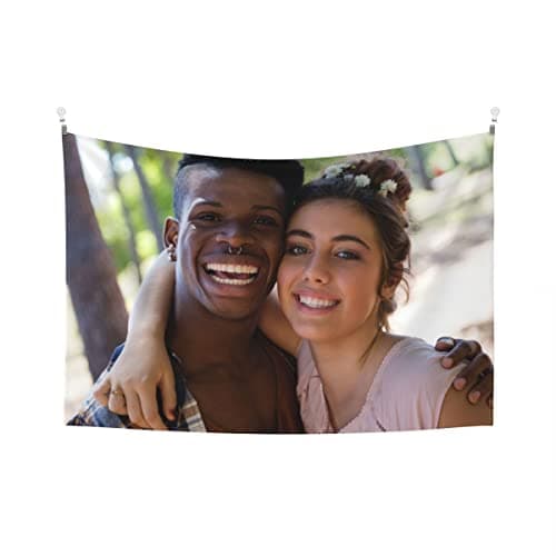 JINJUREN Custom Tapestry Upload Images Banners and Signs Customize For Bedroom 29 * 37inch Vertical — view 7