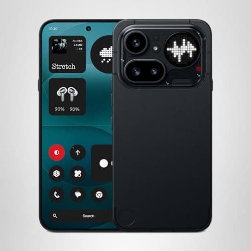 Nothing Phone (4a) Pro Cell Phone 2026 New, Unlocked Android 16 Smartphone, Triple-Lens Camera, AI Photo Edits, 6.83" 144Hz AMOLED Display, 5080mAh Battery, Dual-SIM Glyph Matrix (Black, 8+128GB) — view 10