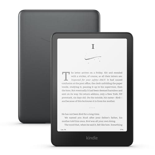 Amazon Kindle Paperwhite Signature Edition 32GB (newest model) – Fastest Kindle with auto-adjusting front light – Metallic Black + 3 Months Free Kindle Unlimited (with auto-renewal)