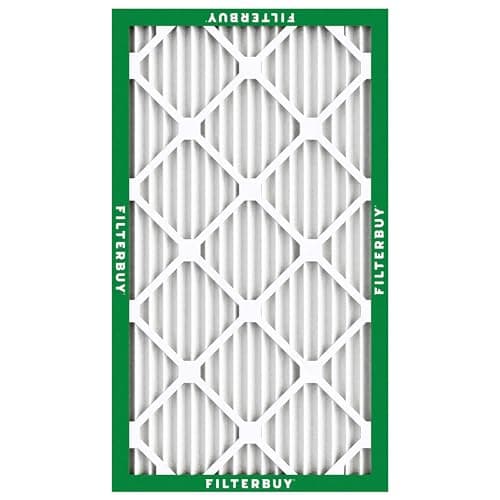 Filterbuy 16x25x1 Air Filter MERV 8 Essential Dust & Allergy Defense (6-Pack), Electrostatic Pleated HVAC AC Furnace Filters Replacement, Made in USA (Actual Size: 15.50 x 24.50 x 0.75) — view 7