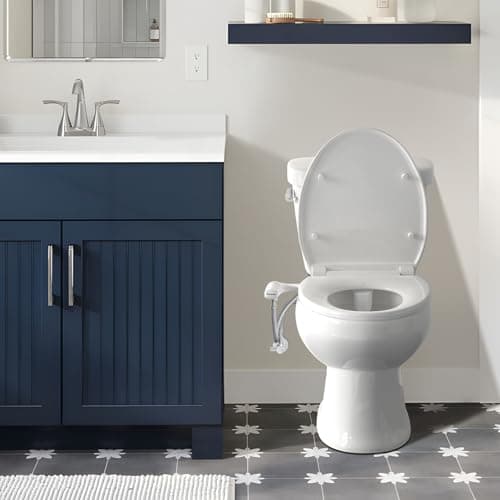 SAMODRA Self Cleaning Bidet for Toilet, Ultra-Slim Single Nozzle Bidet Attachment for Toilet with Adjustable Water Pressure, Fresh Water Non-Electric Bidet, Minimalist Bidet Ease of Use — view 5