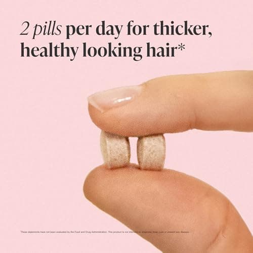 Viviscal Hair Growth Supplements For Women For Thicker, Fuller Hair, Nourishes Thinning & Loss, With Proprietary Collagen Complex, 60 Tablets, 1 Month Supply — view 3
