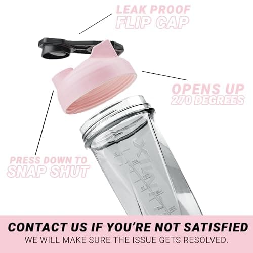 HELIMIX 2.0 Vortex Blender Shaker Bottle Holds upto 28oz | No Blending Ball or Whisk | USA Made | Portable Pre Workout Whey Protein Drink Shaker Cup | Mixes Cocktails Smoothies Shakes | Top Rack Safe — view 5