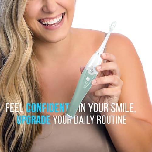 Tao Clean UV Sanitizing Sonic Toothbrush and Cleaning Station, Electric Toothbrush, Dual Speed Setting, Seaglass Green — view 5