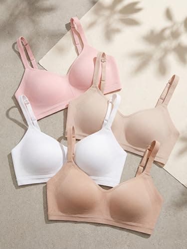 Warners womens Easy Does It No Bulge Wire-Free Bra, Butterscotch, X-Small US — view 4
