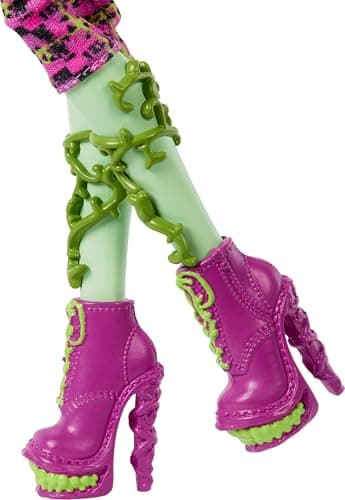Monster High Boo-riginal Creeproduction Doll, Venus McFlytrap Collectible Reproduction with Doll Stand, Diary, and Pet Chewlian — view 3