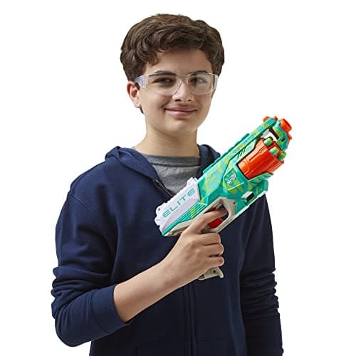 NERF Elite Disruptor Dynamic Green Dart Blaster, Rotating Drum, Slam Fire, Easter Gift for Kids, Kids Outdoor Toys for 8 Year Old Boys & Girls (Amazon Exclusive) — view 5