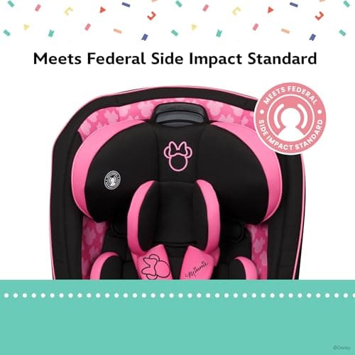 Disney Baby Grow and Go All-in-One Convertible Car Seat, Infant to Toddler Carseat, Midnight Minnie 2 — view 5