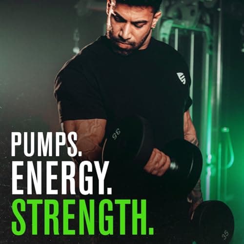 NITROSURGE Pre Workout Supplement - Endless Energy, Instant Strength Gains, Clear Focus, Intense Pumps - Nitric Oxide Booster & Preworkout Powder with Beta Alanine - 30 Servings, Cherry Limeade — view 6