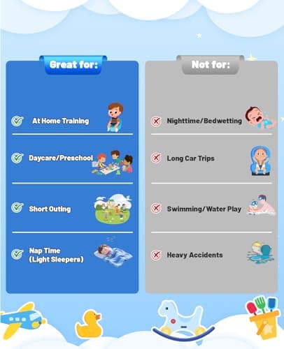MooMoo Baby Training Underwear 10 Packs Absorbent Toddler Training Pants for Boys and Girls Cotton Blue 4T — view 5