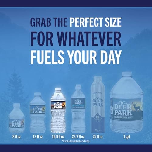 Deer Park Spring Water, 24 Pack – Crisp Refreshing Taste – 16.9 Fl Oz — view 4