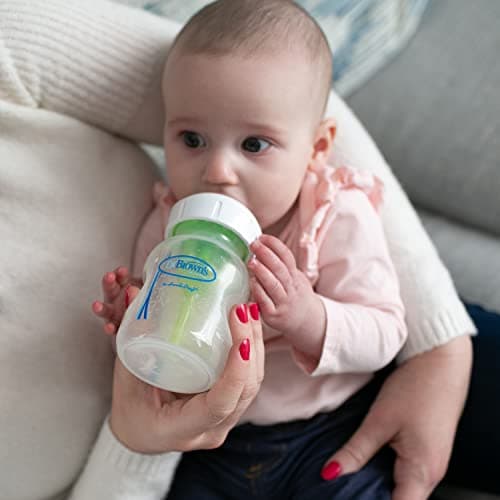 Dr. Brown’s Natural Flow Level 1, Wide-Neck Baby Bottle Nipple, Slow Flow, 100% Silicone, 2 Pack, 0m+ — view 5