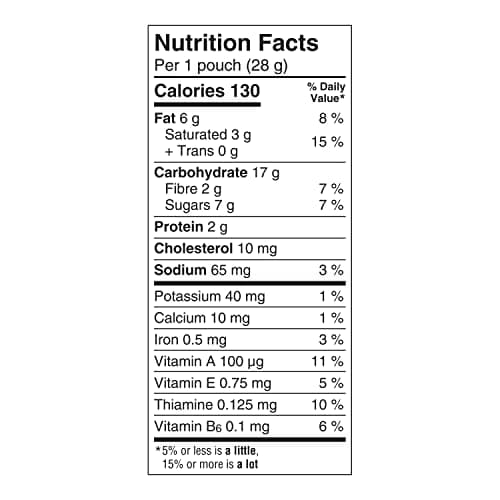 Bear Paws Veggies & Fruits, Strawberry Yogourt - Soft Cookie Snack Packs made with Real Veggies and Fruits, Peanut Free School Snacks, 168g, 6 pouches