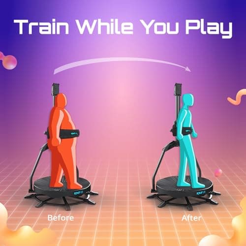 KAT Walk C2 CORE VR Treadmill | 360° Omni-Directional Walking Platform for Gaming & Fitness | Works with SteamVR, Compatible with Leading VR Headsets US Size 10 — view 5