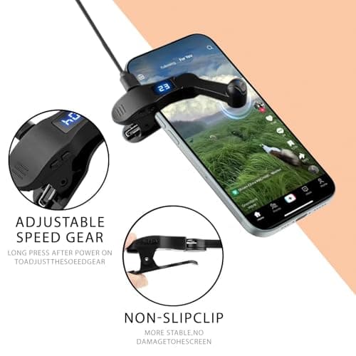 HalfofLife Auto Clicker for iPhone & TikTok Live - Auto Tap, Auto Screen Tapper for Smart Phone, Customizable Timing for Social Media, Broadcasts Likes, Lightning Deal, Reward Task (Black) — view 4