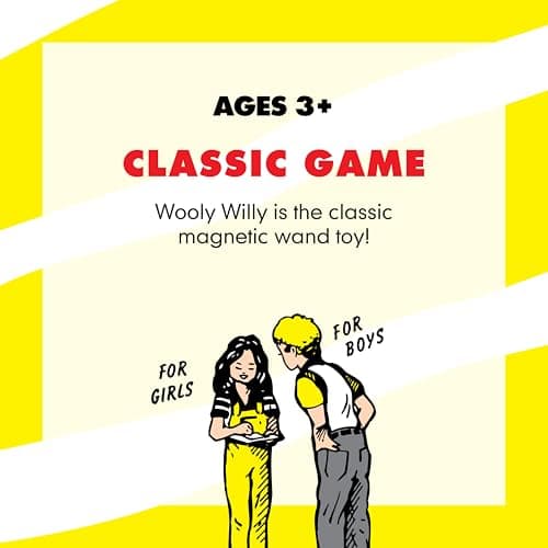 Original Wooly Willy, Magnetic Personalities – Drawing Kit, Arts and Crafts, Fidget Toys for Kids, Draw on Wooly’s Face, Portable, Easy to Use, Zero Mess Drawing, Screen-Free Toys, Ages 3+ — view 2
