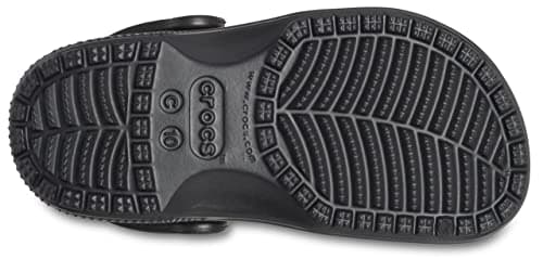Crocs Unisex-Child Classic Clogs, Black, 8 Toddler — view 3