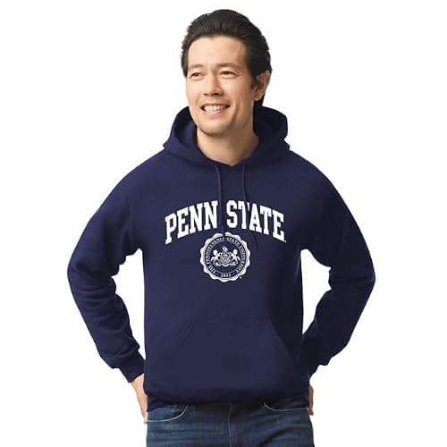 Barnesmith Pennsylvania State University PSU Nittany Lions Hooded Sweatshirt, Heritage, Navy, Large