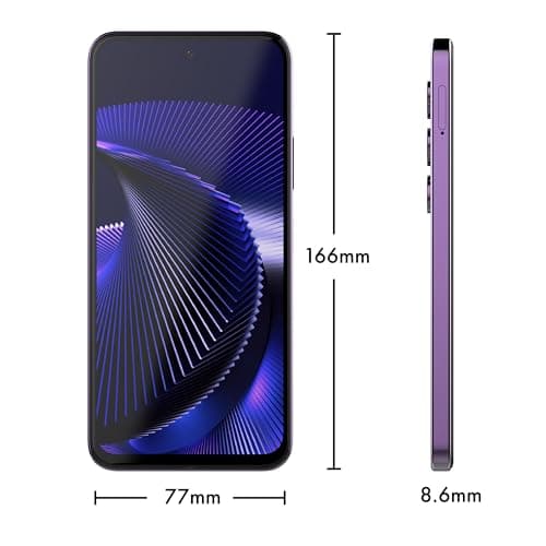 NUU N30 Cell Phone Unlocked for T-Mobile, Mint, Metro, Qlink, Tello 6GB/128GB, Teen Phone, Dual SIM 4G, Octa-Core 6.7" 90Hz HD+, Any Parental APP, Unlocked Android Phones, Purple, 1 Year US Warranty