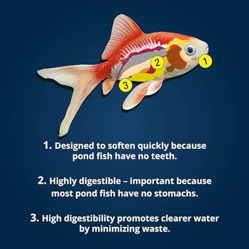 TetraPond Koi Vibrance Soft Sticks, Floating Pond Fish Food for Koi Fish and Ornamental Goldfish, 2.42 lbs — view 9