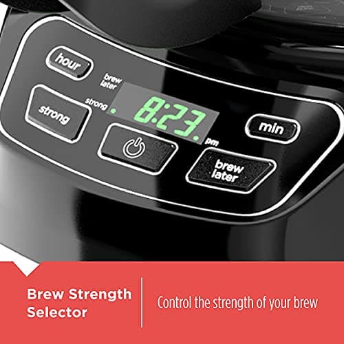 BLACK+DECKER CM1110B Programable 12-Cup Coffee Maker, Easy Pour, Non-Drip Carafe with Removable Filter Basket, Black — view 2