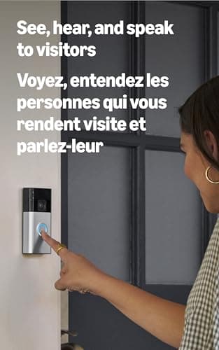 Ring Battery Doorbell — Head-to-Toe Video, Live View with Two-Way Talk, and Motion Detection & Alerts, Venetian Bronze — view 3